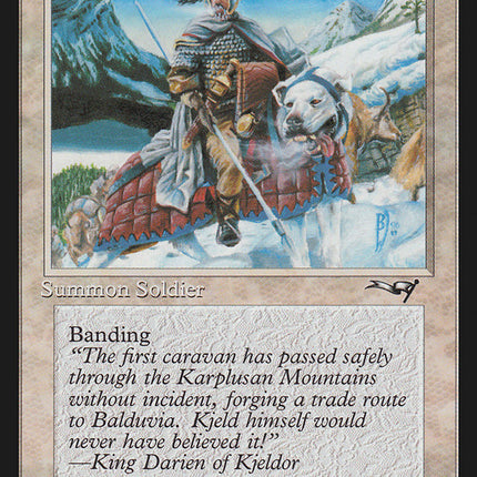 Kjeldoran Escort (Mountain Background) [Alliances]