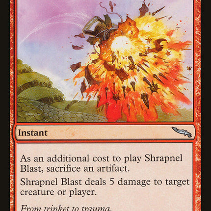 Shrapnel Blast [Mirrodin]