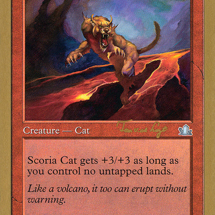 Scoria Cat (Tom van de Logt) (SB) [World Championship Decks 2001]