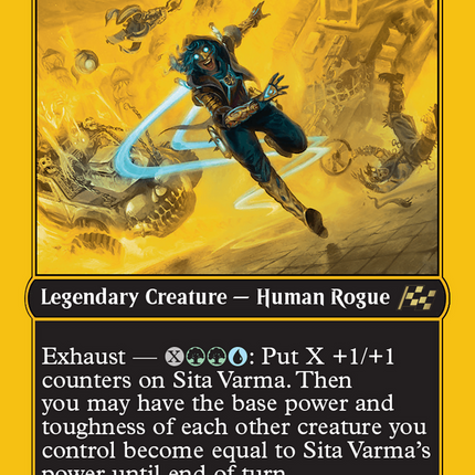 Sita Varma, Masked Racer (First-Place Foil) [Aetherdrift]