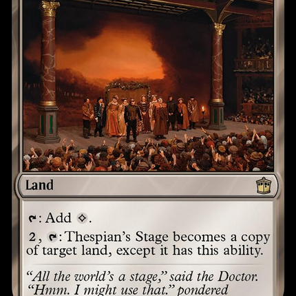 Thespian's Stage [Doctor Who]