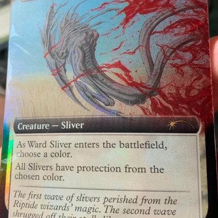 Ward Sliver (Extended Art) [Secret Lair Drop Promos]