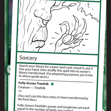 Plant a Sapling (double-faced) [Mystery Booster 2 Playtest Cards]