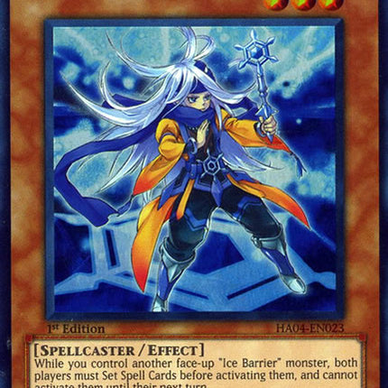 Warlock of the Ice Barrier [HA04-EN023] Super Rare