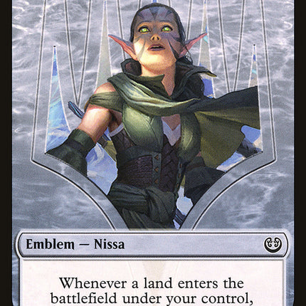 Nissa, Vital Force Emblem [Kaladesh Tokens]