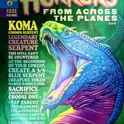 Koma, Cosmos Serpent (Rainbow Foil) [Secret Lair Drop Series]
