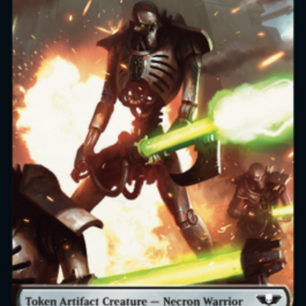 Necron Warrior // Insect Double-Sided (Surge Foil) [Warhammer 40,000 Tokens]