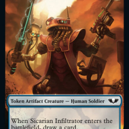 Soldier (003) // Sicarian Infiltrator Double-Sided Token [Warhammer 40,000 Tokens]