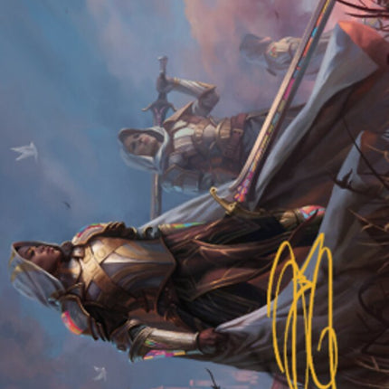 Danitha, Benalia's Hope Art Card (Gold-Stamped Signature) [Dominaria United Art Series]