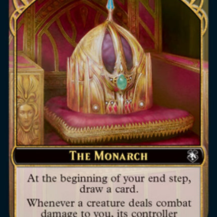 Dragon Spirit // The Monarch Double-Sided Token [Dungeons & Dragons: Adventures in the Forgotten Realms Commander Tokens]