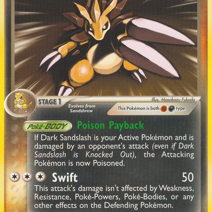Dark Sandslash (18/109) [EX: Team Rocket Returns]