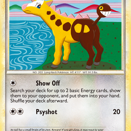 Girafarig (64/123) [HeartGold & SoulSilver: Base Set]