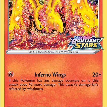 Moltres (SWSH185) (Prerelease Promo) [Sword & Shield: Black Star Promos]
