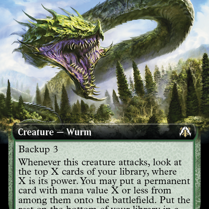 Emergent Woodwurm (Extended Art) [March of the Machine Commander]