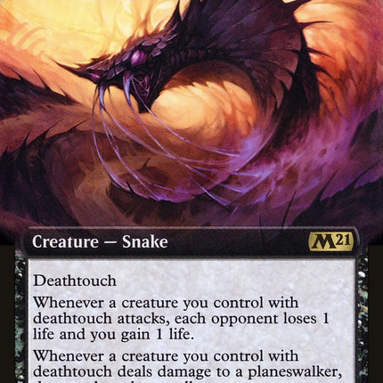 Hooded Blightfang (Extended Art) [Core Set 2021]