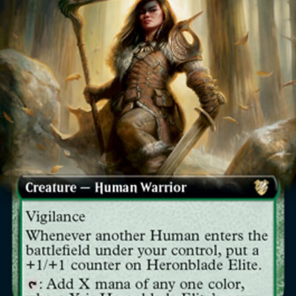 Heronblade Elite (Extended Art) [Innistrad: Midnight Hunt Commander]