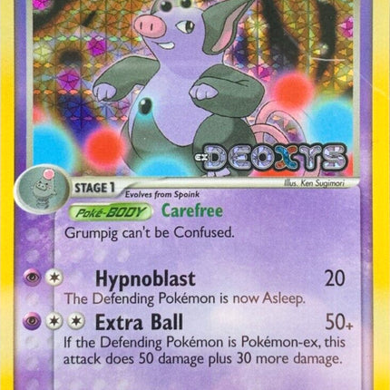 Grumpig (32/107) (Stamped) [EX: Deoxys]