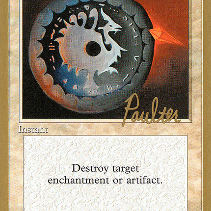 Disenchant (Preston Poulter) [Pro Tour Collector Set]