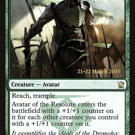 Avatar of the Resolute [Dragons of Tarkir Prerelease Promos]