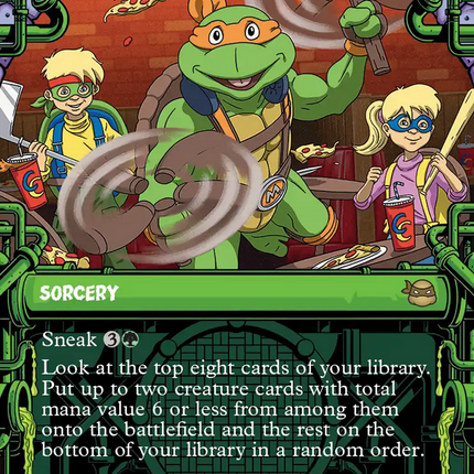 Michelangelo's Technique (Showcase) [Teenage Mutant Ninja Turtles]