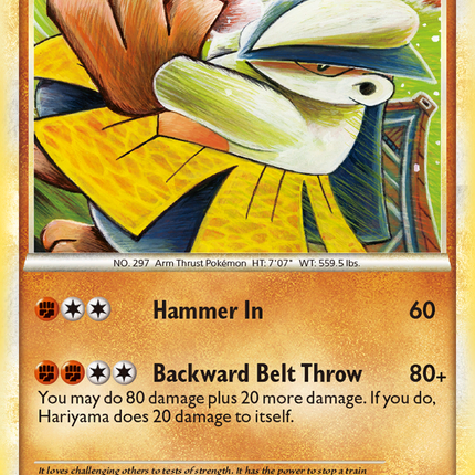 Hariyama (14/90) [HeartGold & SoulSilver: Undaunted]