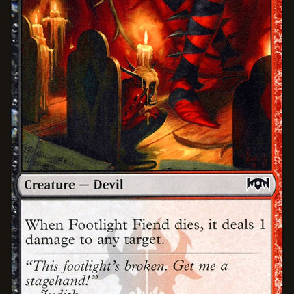 Footlight Fiend [Ravnica Allegiance]