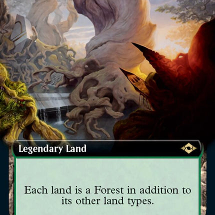 Yavimaya, Cradle of Growth (Extended Art) [Modern Horizons 2]