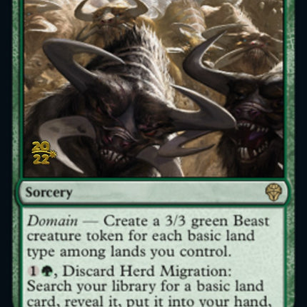 Herd Migration [Dominaria United Prerelease Promos]