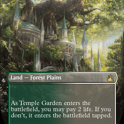 Temple Garden (Borderless) [Ravnica Remastered]