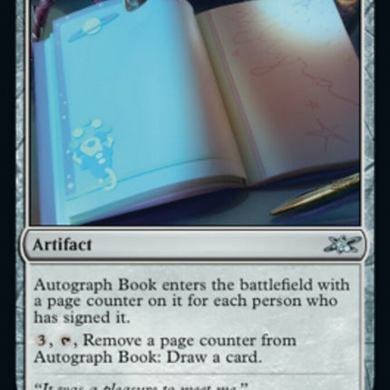 Autograph Book (Galaxy Foil) [Unfinity]