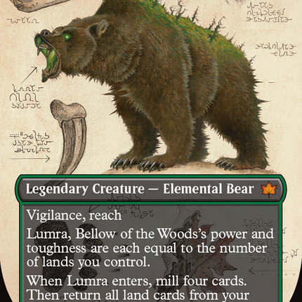Lumra, Bellow of the Woods (Borderless) (0293) [Bloomburrow]