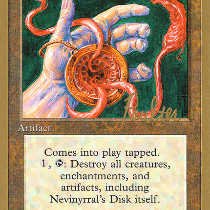 Nevinyrral's Disk (Preston Poulter) [Pro Tour Collector Set]