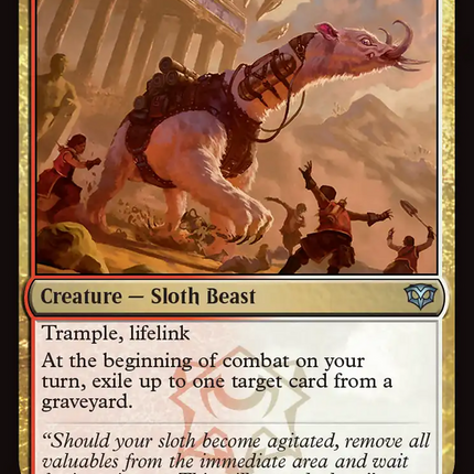 Startled Relic Sloth [Secrets of Strixhaven]