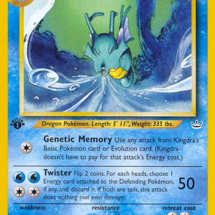 Kingdra (19/64) [Neo Revelation 1st Edition]