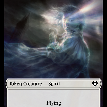 Spirit (0010) // Graveborn Double-Sided Token [Commander Masters Tokens]