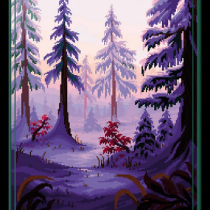 Snow-Covered Forest (Foil Etched) [Secret Lair Drop Series]
