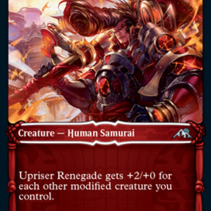 Upriser Renegade (Showcase Samurai) [Kamigawa: Neon Dynasty]