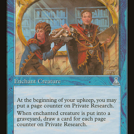 Private Research [Urza's Destiny]