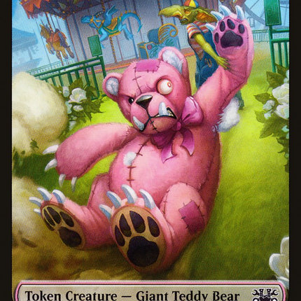 Giant Teddy Bear // Acorn Stash Double-Sided Token [Unsanctioned Tokens]