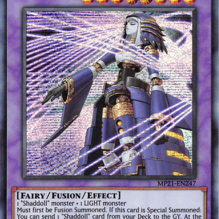 El Shaddoll Construct (Alternate Art) [MP21-EN247] Prismatic Secret Rare