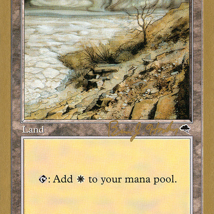 Plains (bh332) (Brian Hacker) [World Championship Decks 1998]