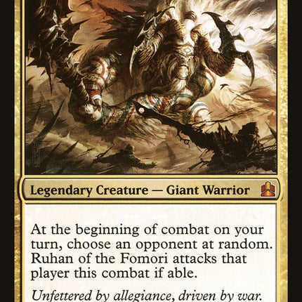 Ruhan of the Fomori [Commander 2011]