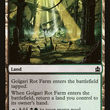 Golgari Rot Farm [Commander 2011]