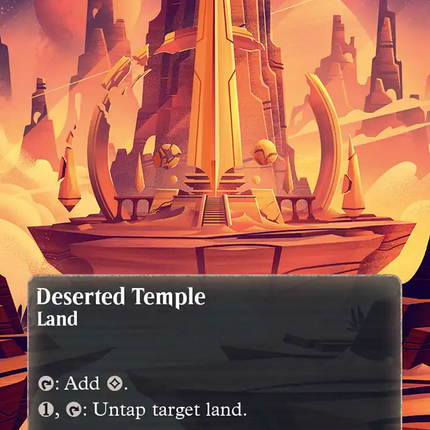 Deserted Temple (0056) (Borderless) [Edge of Eternities: Stellar Sights]