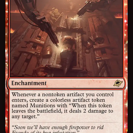 Weapons Manufacturing [Edge of Eternities]