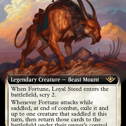 Fortune, Loyal Steed (Extended Art) [Outlaws of Thunder Junction]