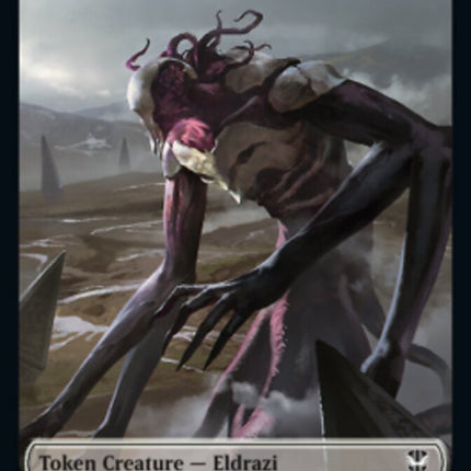Eldrazi // Human Soldier Double-Sided Token [Streets of New Capenna Commander Tokens]