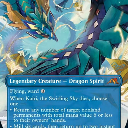 Kairi, the Swirling Sky (Borderless Alternate Art) [Kamigawa: Neon Dynasty]