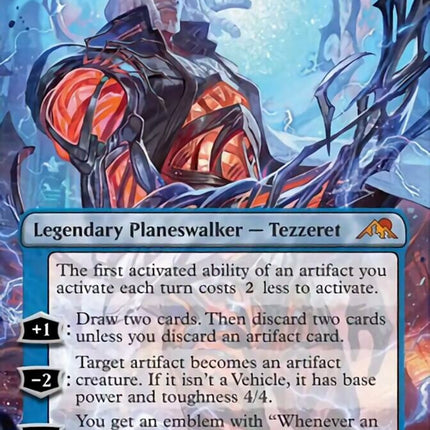 Tezzeret, Betrayer of Flesh (Borderless) [Kamigawa: Neon Dynasty]