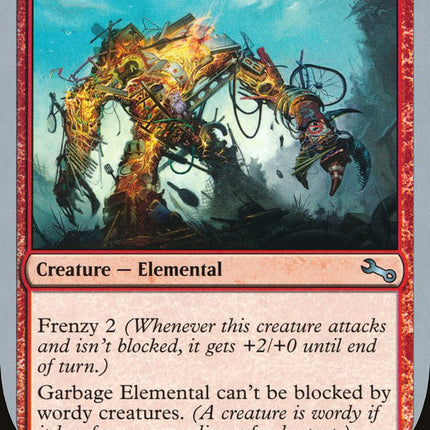 Garbage Elemental (2/4 Creature) [Unstable]